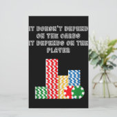 Het hangt niet af van de Kaarten die het afhankeli (Staand voorkant)