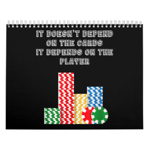 Het hangt niet af van de Kaarten die het afhankeli Kalender