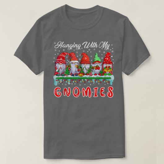 Het hangt samen met mijn Gnomies Funny Vijf Gnomes T-shirt (Design voorkant)