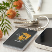 Het Happy Fisherman Cool Design for Gevist Lovers Sleutelhanger (Voorkant Rechts)