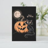 Het Happy Halloween Wenskaart #1 Kaart (Staand voorkant)