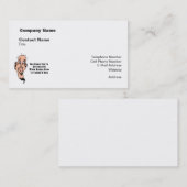 Het happy hour van een oud Man Visitekaartje (Voorkant / Achterkant)