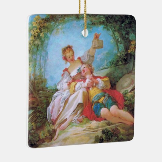 Het Happy Lovers Porcelain Ornament (Rechts)