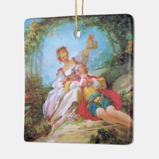 Het Happy Lovers Porcelain Ornament (Links)