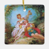 Het Happy Lovers Porcelain Ornament (Voorkant)