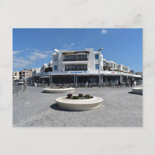 Het Harbour-restaurant aan de Paphos Seafront, Cyp Briefkaart