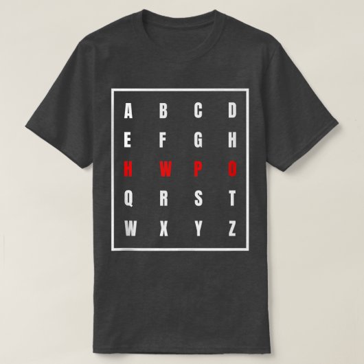 Het harde werk van HWPO loont het succes van motiv T-shirt (Design voorkant)