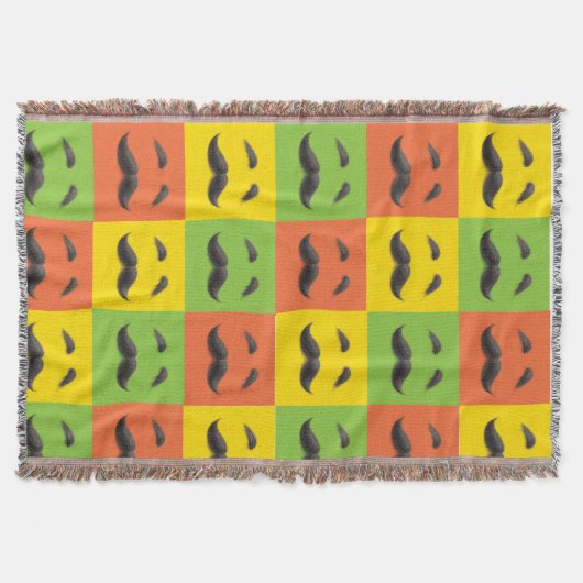 Het harige Lapwerk van de Papa werpt Deken (Voorkant)