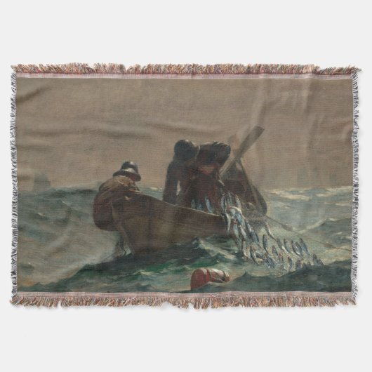 Het Haring Net Winslow Homer 1885 Deken (Voorkant)