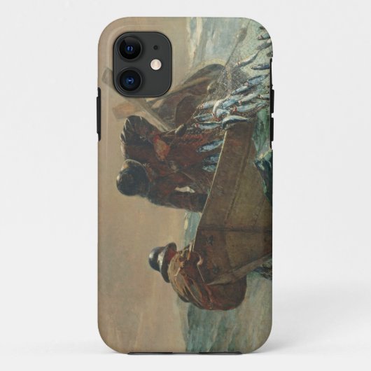 Het haringnet, 1885 (olie op doek) Case-Mate iPhone case (Achterkant)