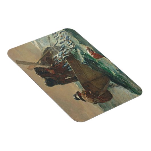 Het haringnet, 1885 (olie op doek) magneet (Rechterzijde)