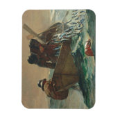 Het haringnet, 1885 (olie op doek) magneet (Verticaal)