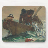 Het haringnet, 1885 (olie op doek) muismat (Voorkant)