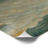 Het haringnet, 1885 (olie op doek) poster (Hoek)