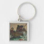 Het haringnet, 1885 (olie op doek) sleutelhanger (Voorkant)