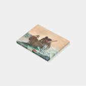 Het haringnet (1885) van Winslow Homer Post-it® Notes (Schuin)