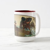 Het haringnet - keramisch 15oz. Mok (Voorkant rechts)