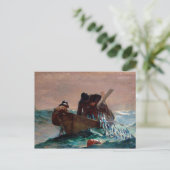 Het haringnet van Winslow Homer (1885) Briefkaart (Staand voorkant)