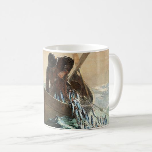 Het haringnet van Winslow Homer. Koffiemok (Voorkant rechts)