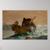 Het haringnet van Winslow Homer Poster (Voorkant)