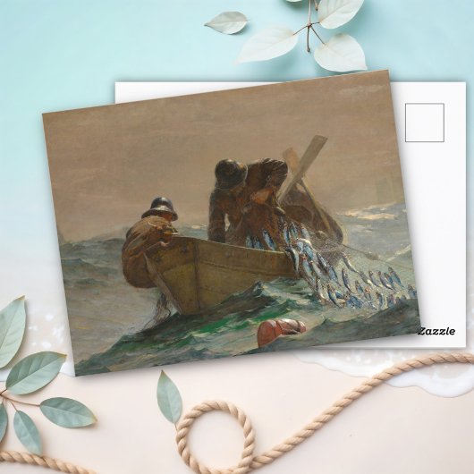 Het haringnet, Winslow Homer Briefkaart
