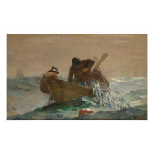 Het haringnet, Winslow Homer Foto Afdruk (Voorkant)