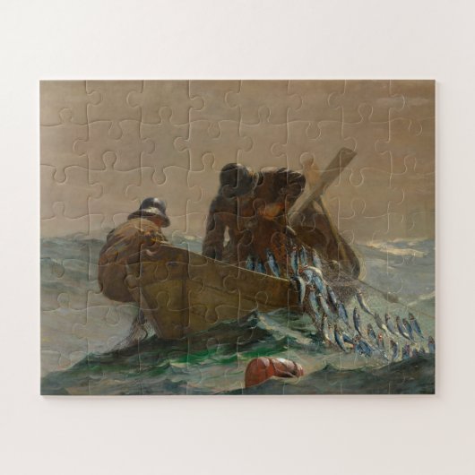 Het haringnet, Winslow Homer Legpuzzel (Horizontaal)