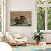 Het haringnet, Winslow Homer Poster