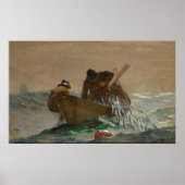 Het haringnet, Winslow Homer Poster (Voorkant)