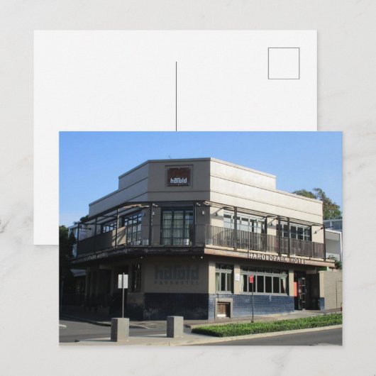 Het Harold Park Hotel in het Briefkaart Glebe (Voorkant / Achterkant)