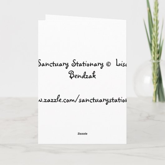 Het hart aan Hart dankt u Bedankkaart (Achterkant)