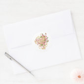 Het hart behoort aan Jezus toe Ronde Sticker (Envelop)