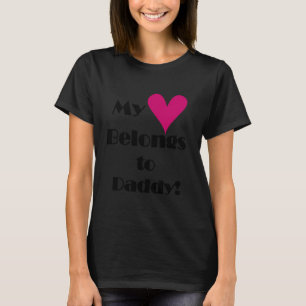Het hart behoort tot de pappa-overhemden en -cadea t-shirt