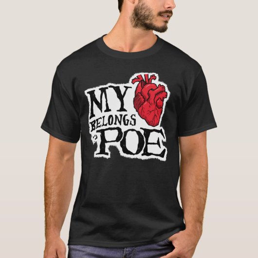 Het hart behoort tot de Poe Dark T-Shirt (Voorkant)