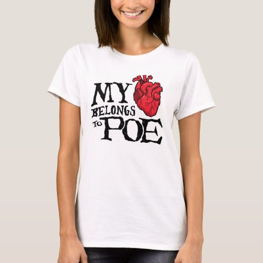 Het hart behoort tot de T-shirt van Poe Women (Voorkant)