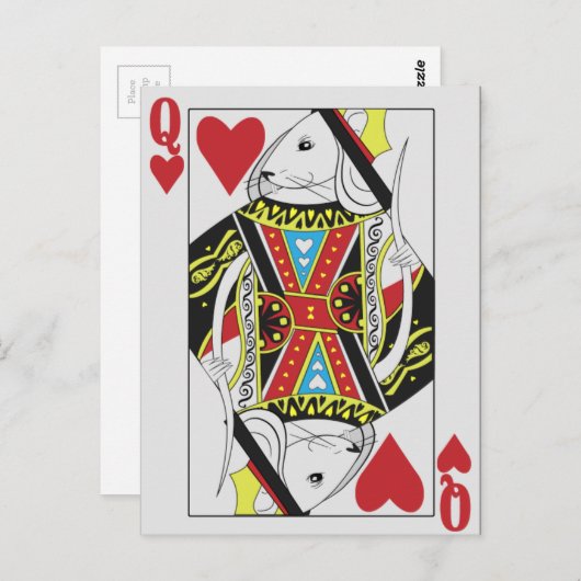 Het hart briefkaart (Voorkant / Achterkant)