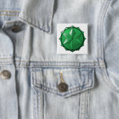 Het hart Chakra Vierkante Button 5,1 Cm (In situ)