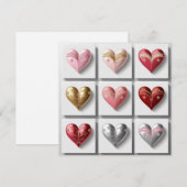 Het hart Collectie #1 Elegantie Notitiekaartje (Voorkant / Achterkant)