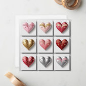 Het hart Collectie #1 Elegantie Notitiekaartje (Voorkant / Achterkant in situ)