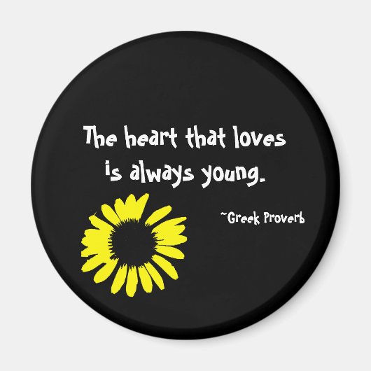 Het hart dat houdt van..." magneet (Voorkant)