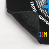 Het hart dat ik blauw Draag voor mijn breder autis Muismat (Hoek)