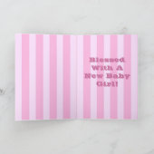 Het Hart die van het Baby van het oerwoud meisje Aankondiging (Binnen)