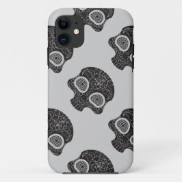 Het Hart en de Bloem van de Schedel van de suiker Case-Mate iPhone Case
