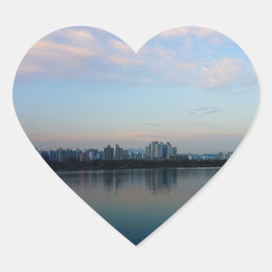 Het hart en de ziel van Seoul Hart Sticker (Voorkant)
