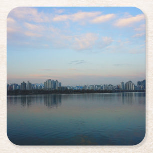 Het hart en de ziel van Seoul Kartonnen Onderzetters