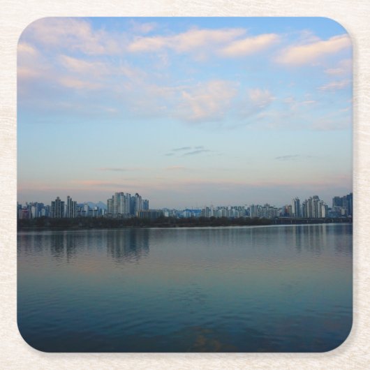 Het hart en de ziel van Seoul Kartonnen Onderzetters (Voorkant)