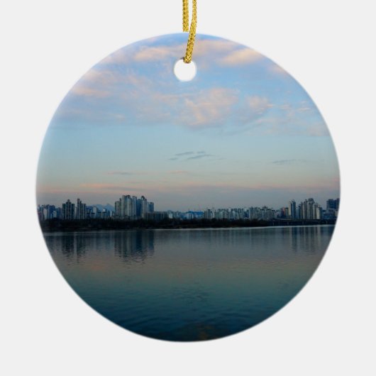 Het hart en de ziel van Seoul Keramisch Ornament (Voorkant)