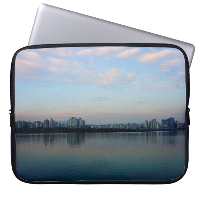 Het hart en de ziel van Seoul Laptop Sleeve (Voorkant)