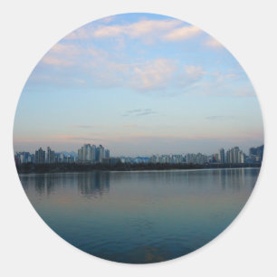 Het hart en de ziel van Seoul Ronde Sticker