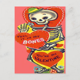 Het Hart Halloween Vintage Valentijn van het Feestdagenkaart